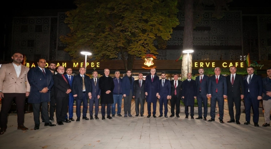 Kurtulmuş, Duşanbe'de Türk iş insanlarıyla buluştu