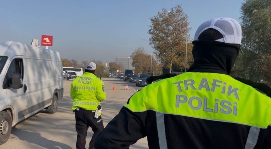 Bursa'da Kış Lastiği Denetiminde Sürücülere Peş Peşe Cezalar