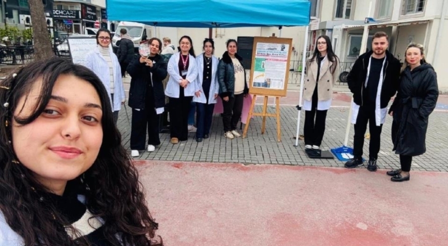 Mudanya Üniversitesi öğrencileri sağlık için seferber oldu