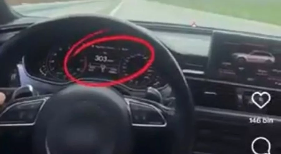 Otoyolda 307 km hız yaptı, sosyal medyaya koydu: Bursa jandarması anında yakaladı