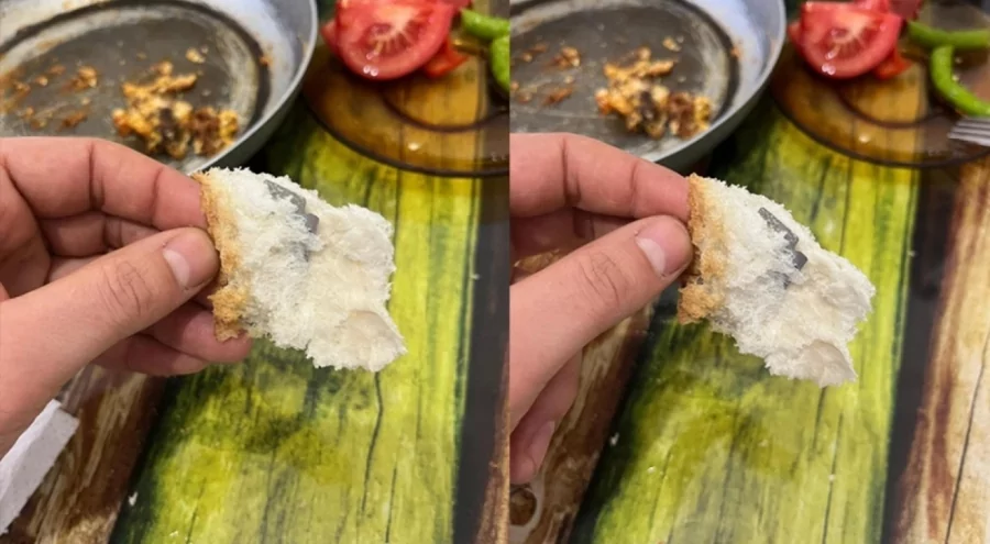 Ekmeğin içinden jilet çıktı