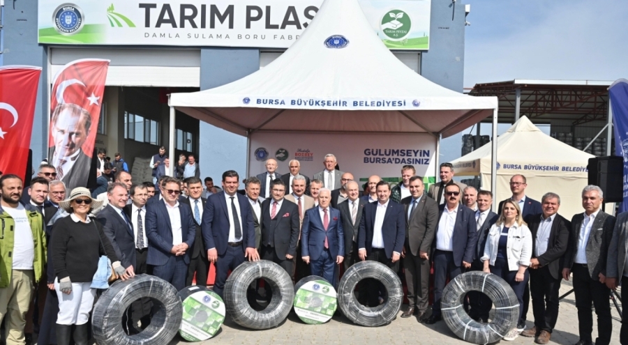 Bursa Büyükşehir'den çiftçiye %50 hibeli damlama sulama borusu desteği: Başvurular başladı