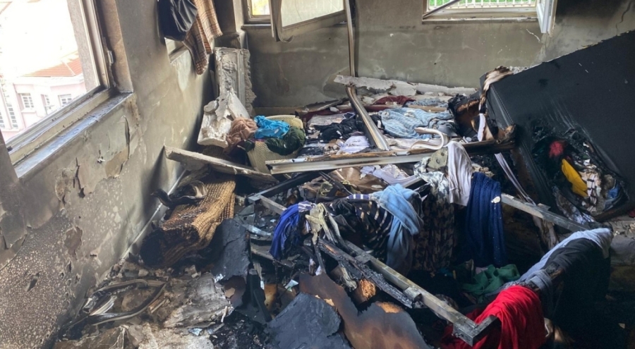 Osmangazi'de iş hanının 7. katında yangın: Dumandan etkilenen çocuk hastaneye kaldırıldı