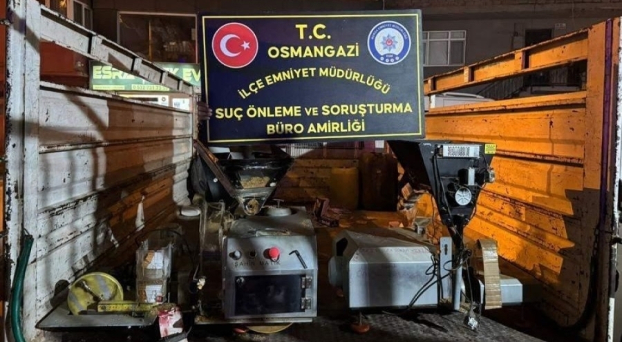 Bursa'da kaçak tütün operasyonu: 283 bin adet sigara ve tütün ürünü ele geçirildi