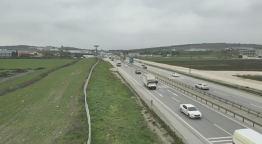 Bursa'da dronlu trafik denetimi: 9 araca 25 bin TL ceza