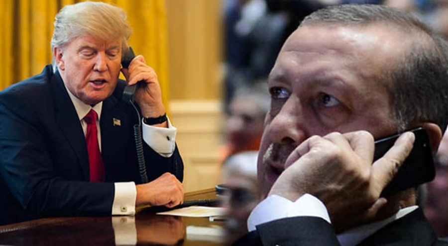 Erdoğan, ABD Başkanı Trump ile görüştü