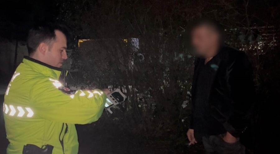 Bursa'da trafik polisinin tuvaleti gelen alkollü sürücüyle imtihanı