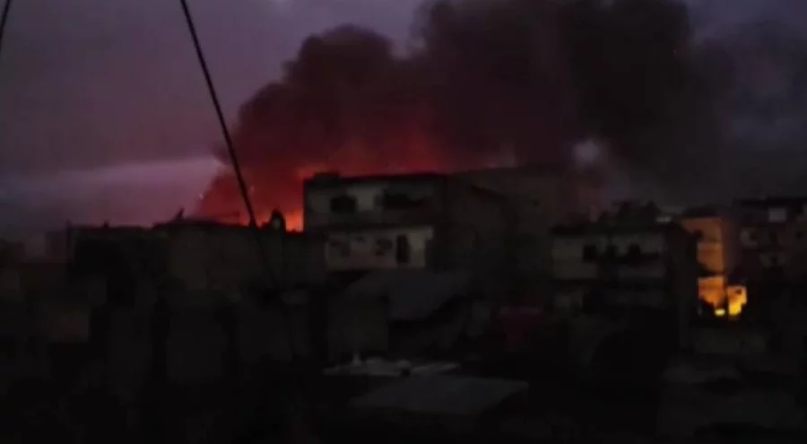 Halep'te SDG'ye ait cephanelik vuruldu