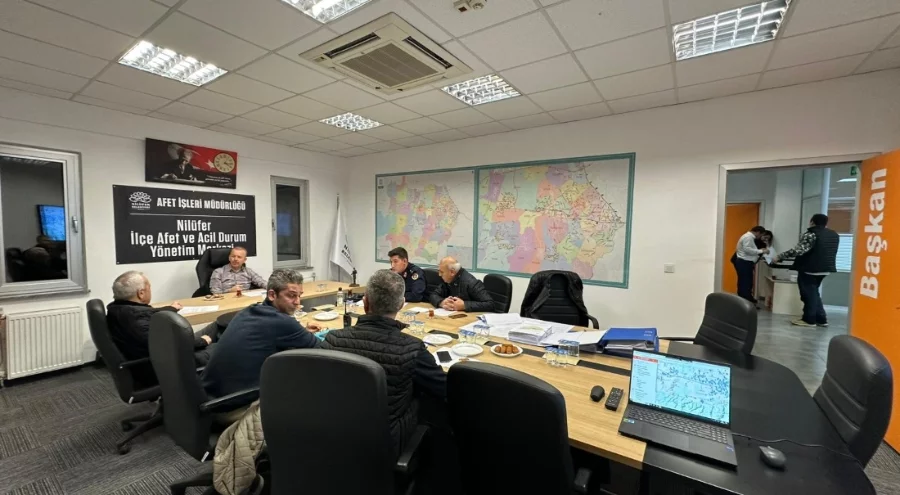 Nilüfer'de afetlere karşı hazırlık tatbikatı
