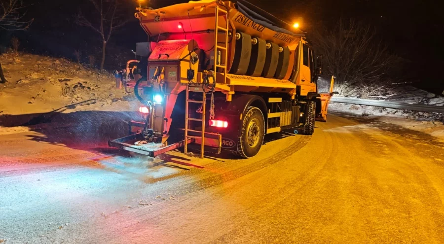 Kar Yağışı Osmangazi'de Hayatı Aksatmadı