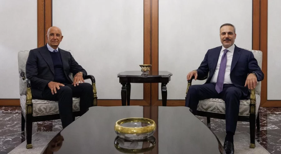 Hakan Fidan, ABD'li Barrack'ı kabul etti