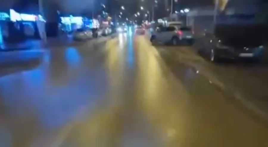 Bursa'da cip kazaya neden oldu, dehşet anları kamerada