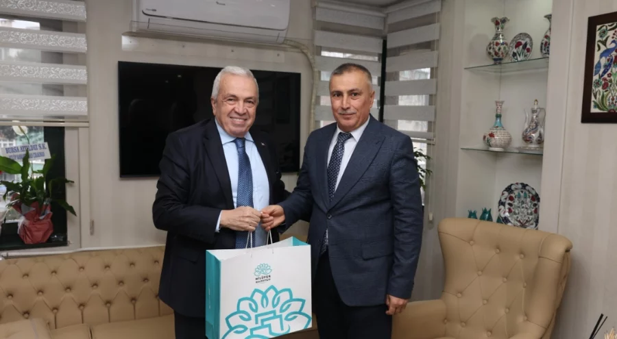 Nilüfer Belediye Başkanı Özdemir'den Bursa İl Milli Eğitim Müdürü Çokgezer'e ziyaret
