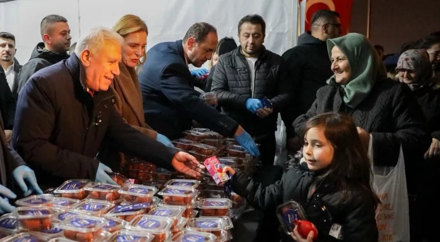 Bursa'da Miraç Kandili bereketi