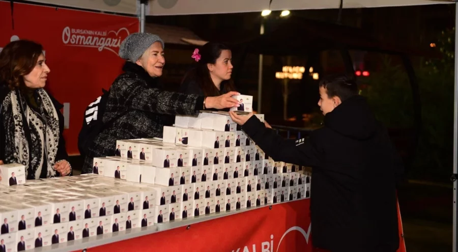 Miraç Kandili'nde Osmangazi'de gönüller bir oldu