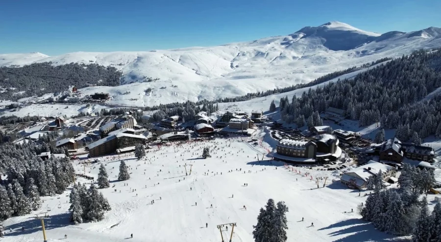 Bursa'da Uludağ'da sömestr yoğunluğu