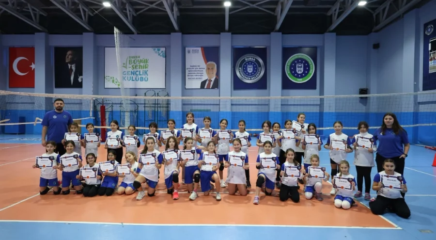 Büyükşehir kış okullarında sertifika heyecanı