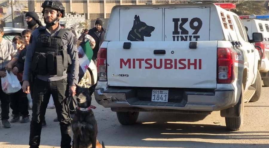 Rakka'da K9'lu bomba taraması