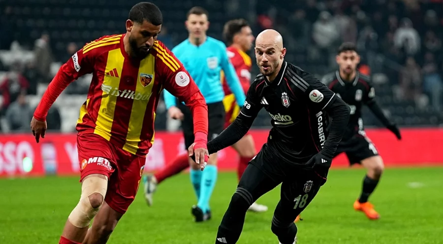 Bursa'da Beşiktaş, Kayserispor'u son dakikada yendi: 1-0