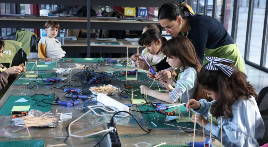 Nilüferli çocukların tatili dolu dolu geçiyor