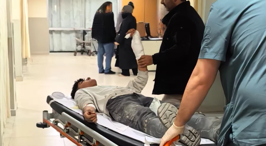 Bursa'da oto kaportacıda feci kaza: 16 yaşındaki çırak ağır yaralı