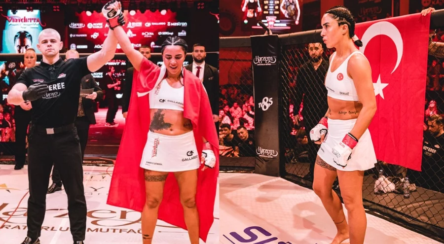 Sabriye Şengül'den nakavtla altın