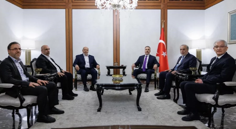 Fidan, Hamas heyetiyle Ankara'da görüştü