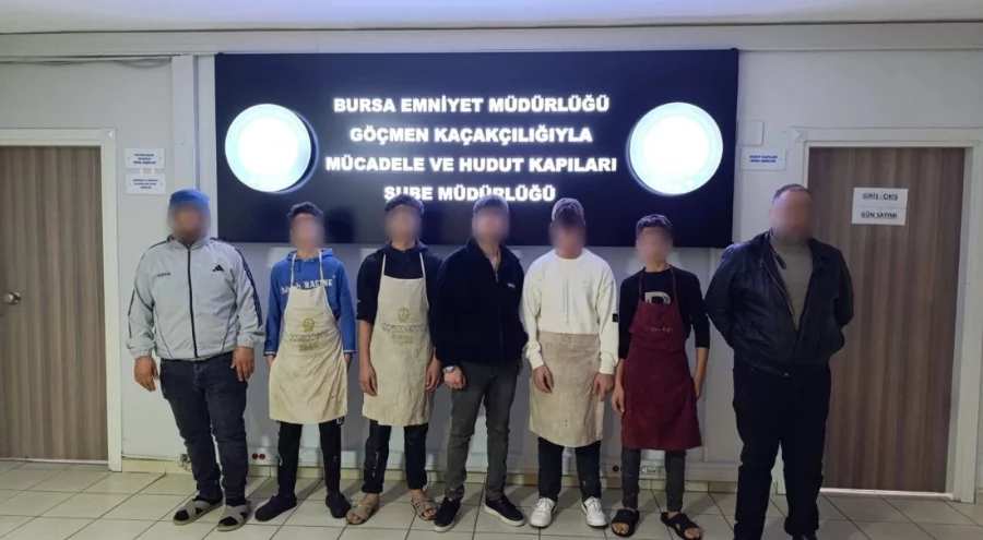 Bursa'da kaçak işçi operasyonu: 5 çocuk yakalandı