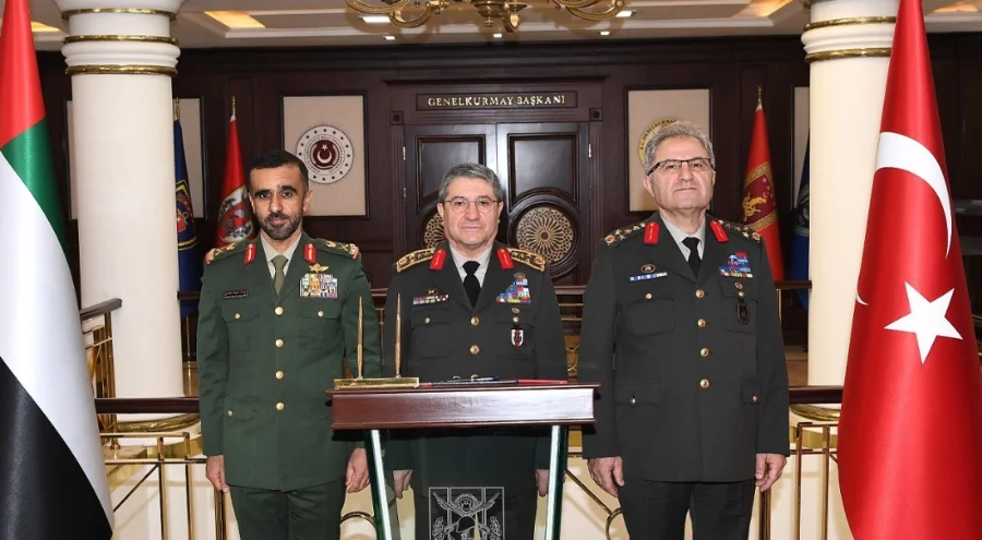 Genelkurmay Başkanı Bayraktaroğlu, BAE Kara Kuvvetleri Komutanı'nı kabul etti