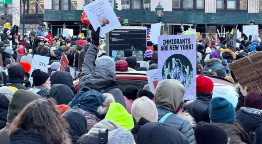 ABD genelinde göçmenlik protestosu
