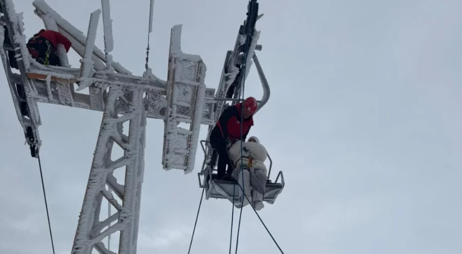 Bursa'da Uludağ'da telesiyej arızası: 40 tatilci havada mahsur