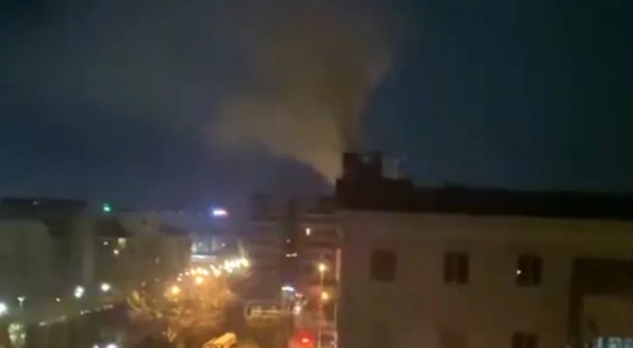 Bursa'da çocuk hastanesinde yangın paniği