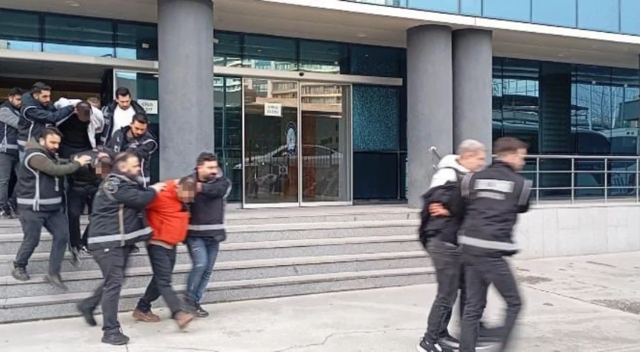 Bursa'da Sarallar operasyonu: 14 gözaltı
