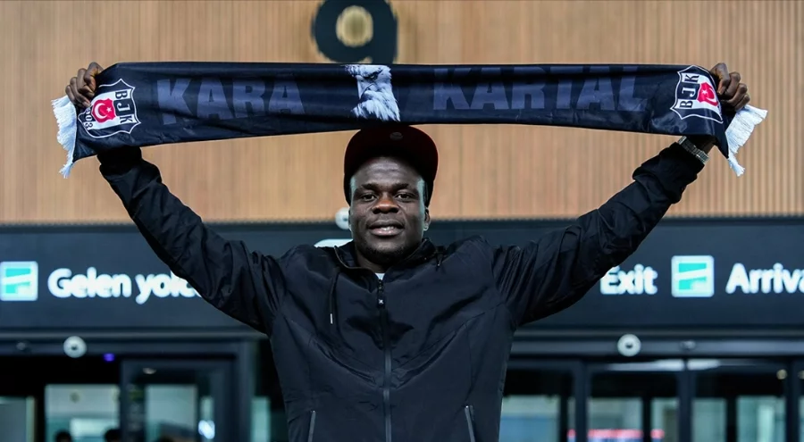 Junior Olaitan Beşiktaş için İstanbul'da