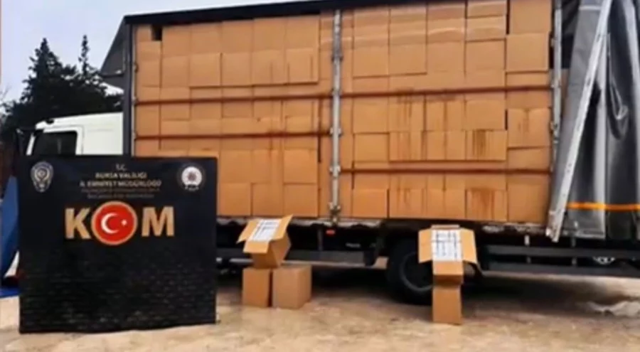 Bursa'da Milyonluk Kaçak Tütün Operasyonu: 1 Tutuklama