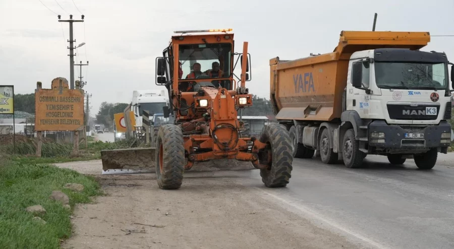 Yenişehir Bilecik yolunda çalışmalar başlıyor
