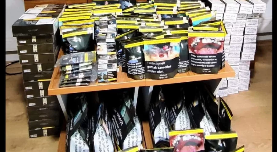 Bursa'da kaçak tütün baskını: Kilo kilo ürün ele geçirildi