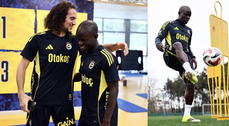 Kanté, Fenerbahçe'de ilk idmanına çıktı