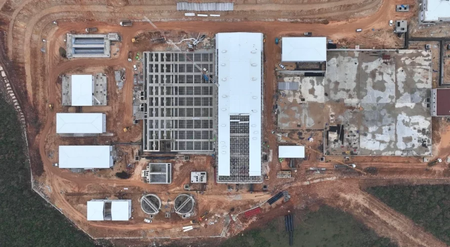 Bursa'da Çınarcık Barajı içme suyu arıtma tesisinde sona yaklaşıldı