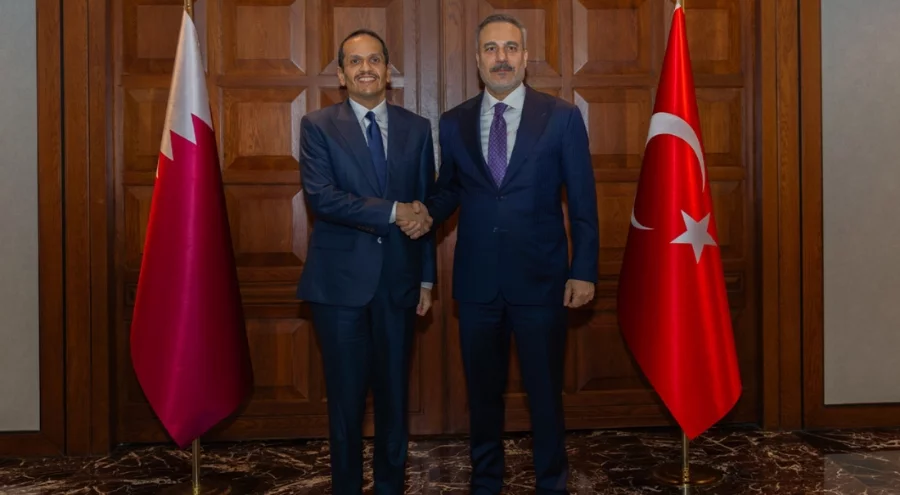 Hakan Fidan, Katar Başbakanı Al Thani ile Ankara'da görüştü