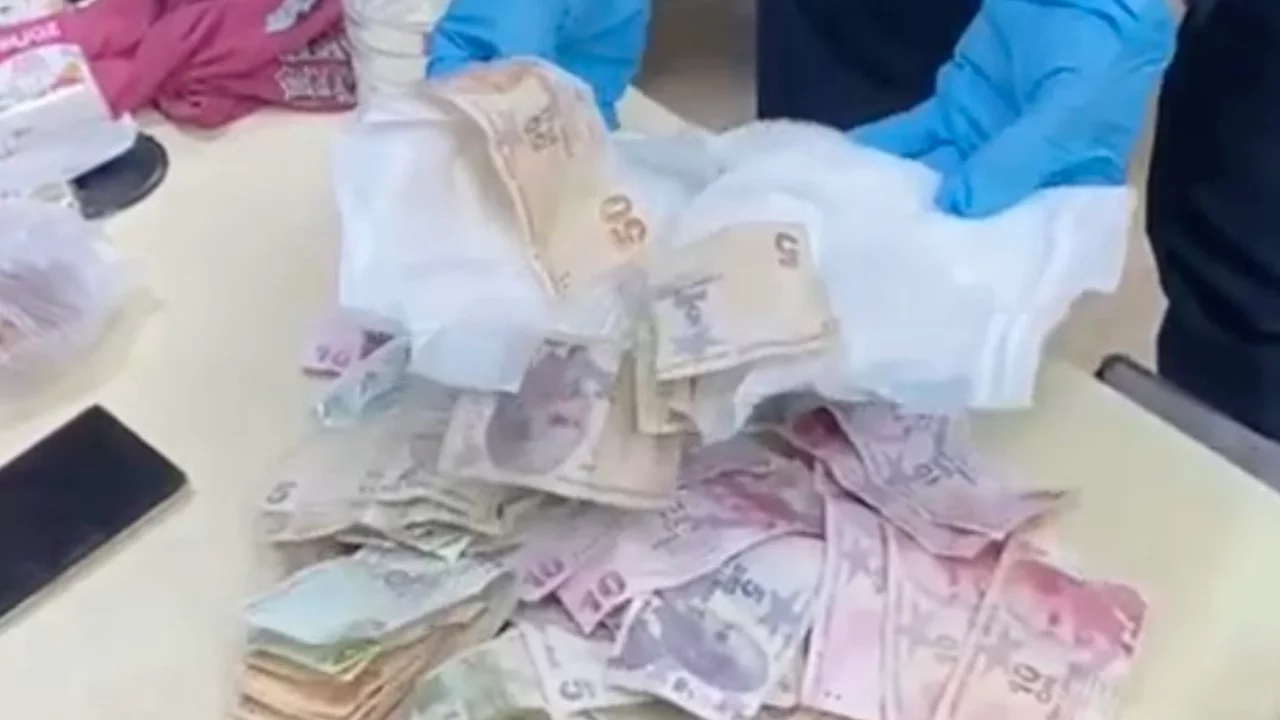 Bursa'da dilencinin yöntemi pes dedirtti! Paraları bebek bezine sakladı