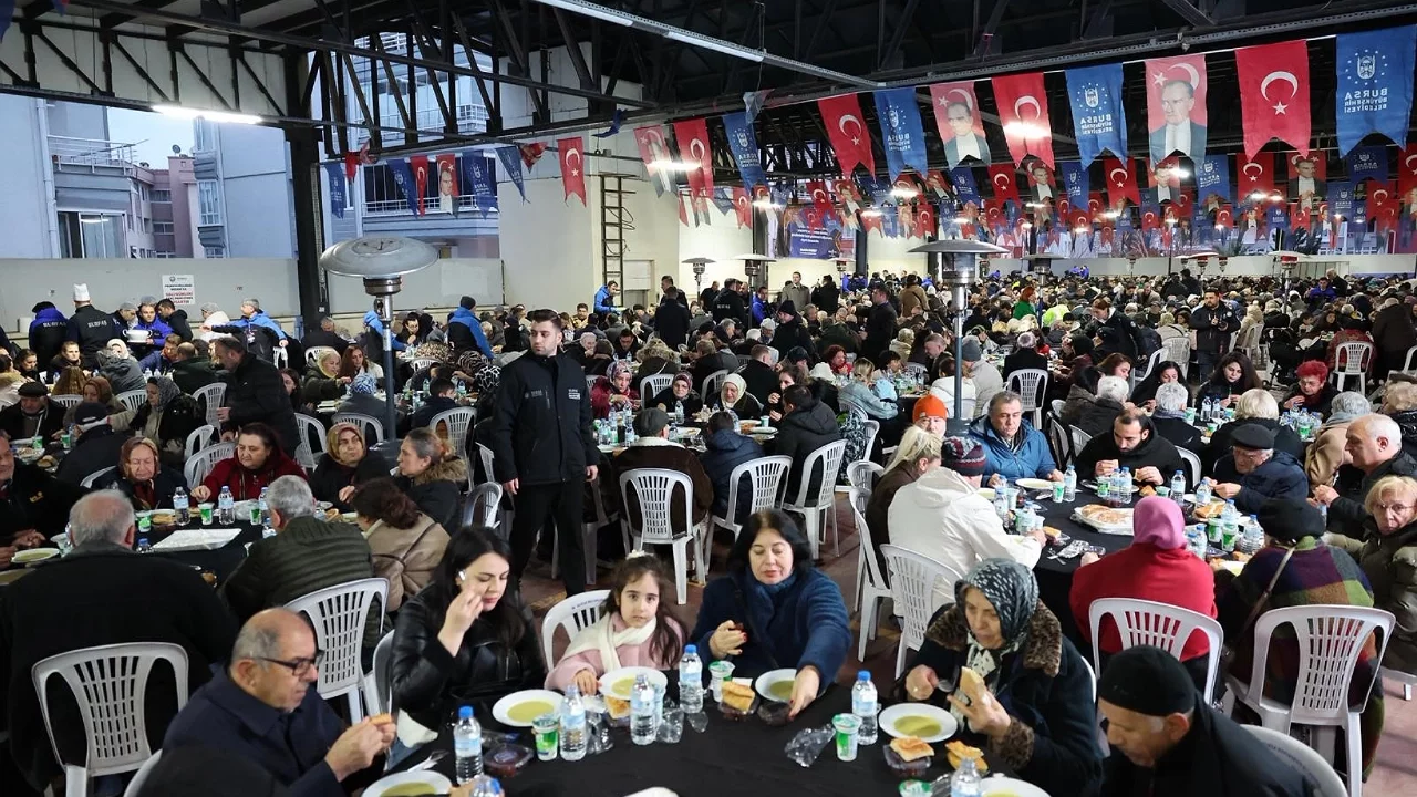 Mudanya'da gönüller bir oldu sofralar bereketle doldu