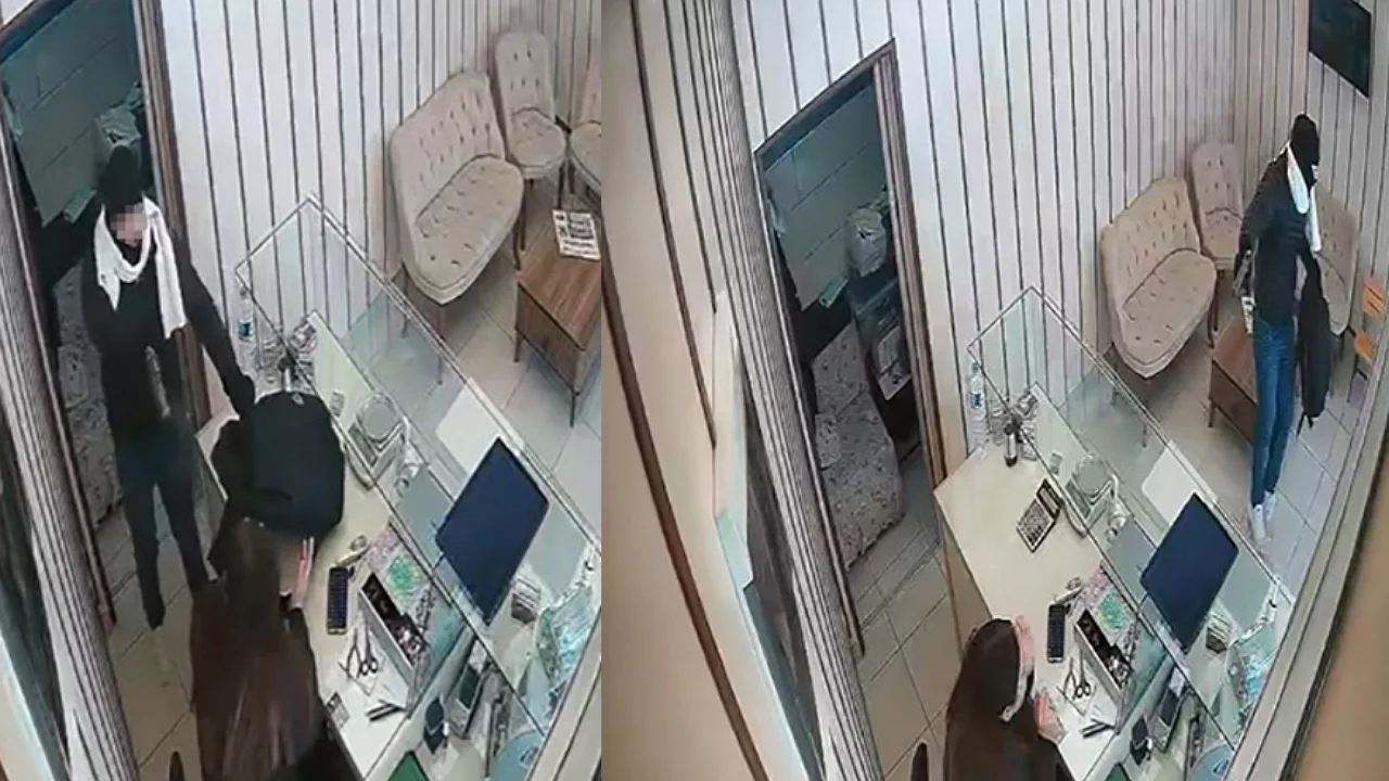 Kuyumcuyu silahla soymaya kalktı, kaçarken yakalandı