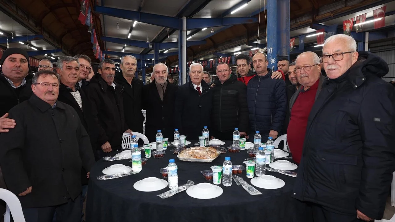 Kardeşlik sofrası Karacabey'de kuruldu