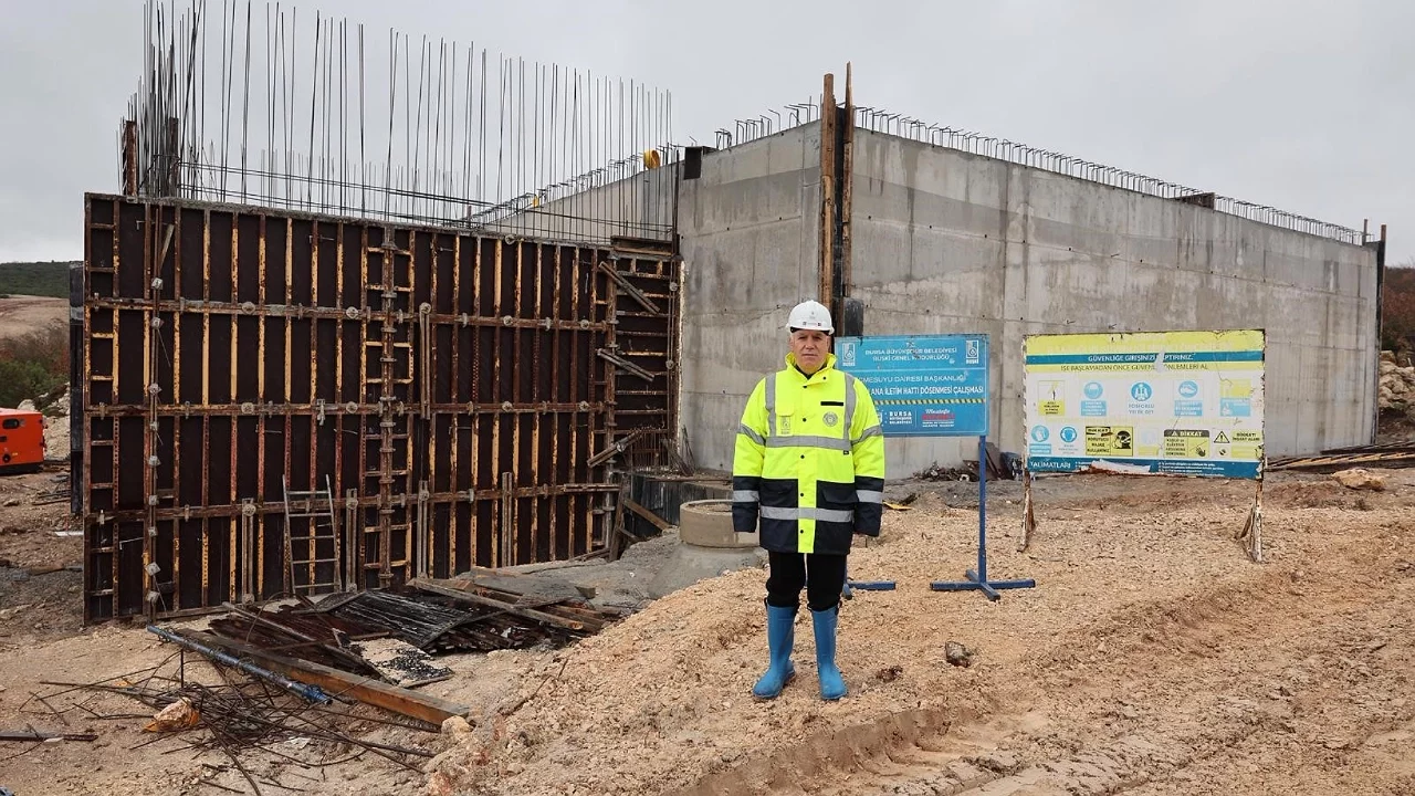 Bursa Büyükşehirden Nilüfer'e yeni su deposu