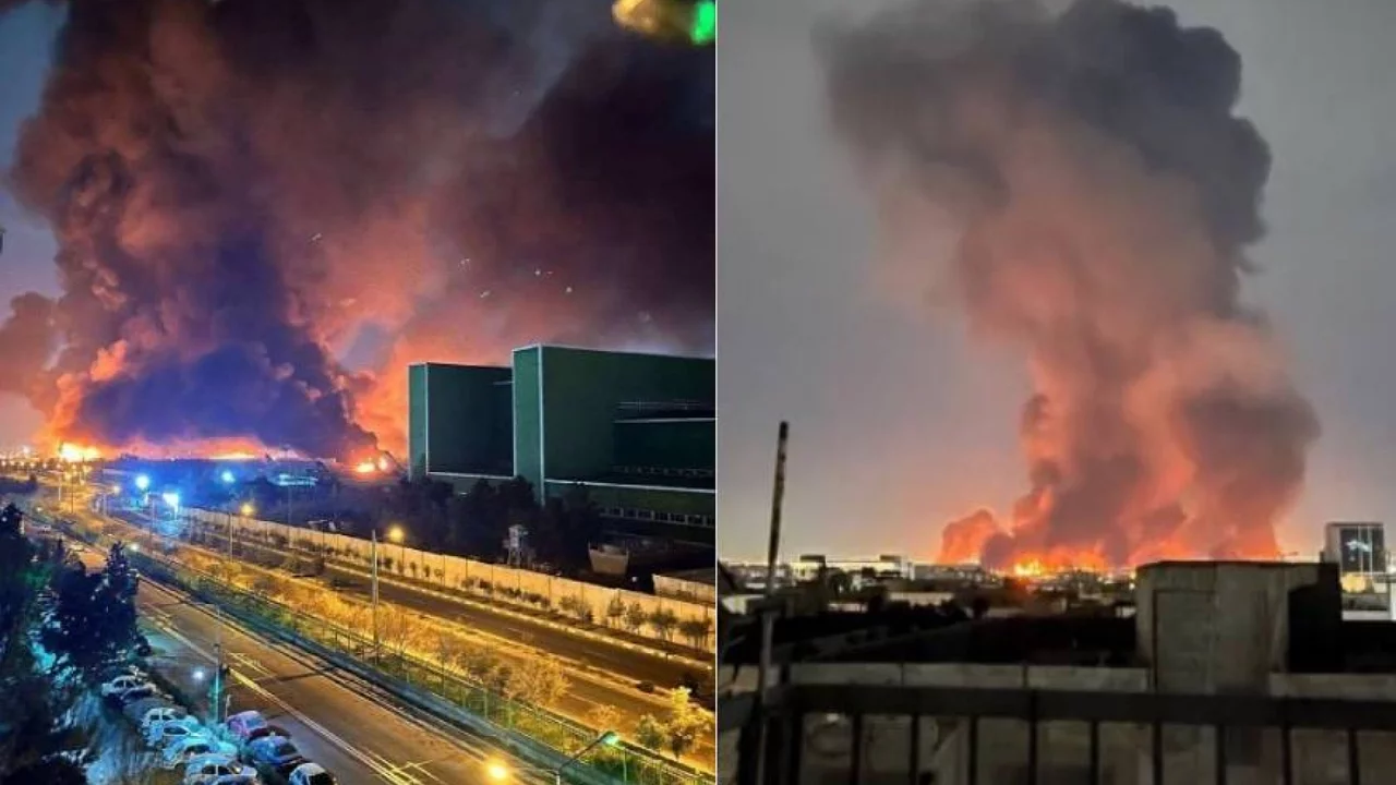 Tahran'daki Mehrabad Havalimanı'na Saldırı