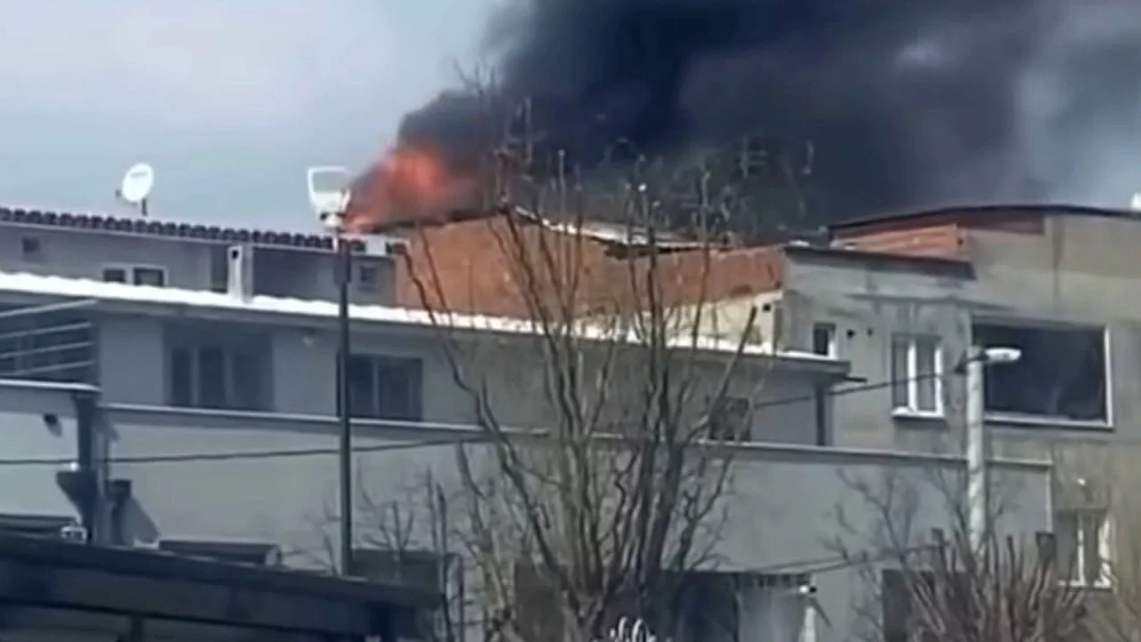 Bursa'da çatı katı yangını paniğe neden oldu