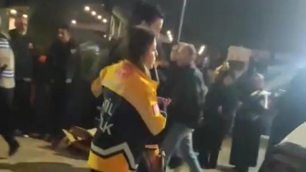 Bursa'da Ulu Camii'nde panik