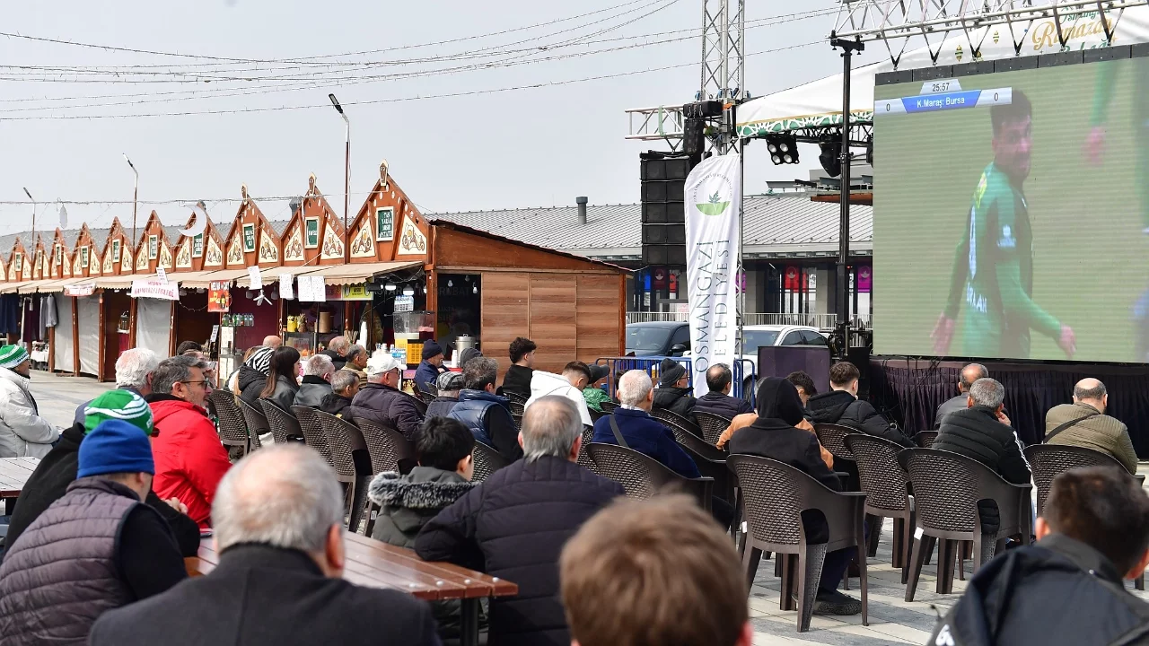 Osmangazi'de Yeşil-Beyaz Sevda Tek Yürek Oldu