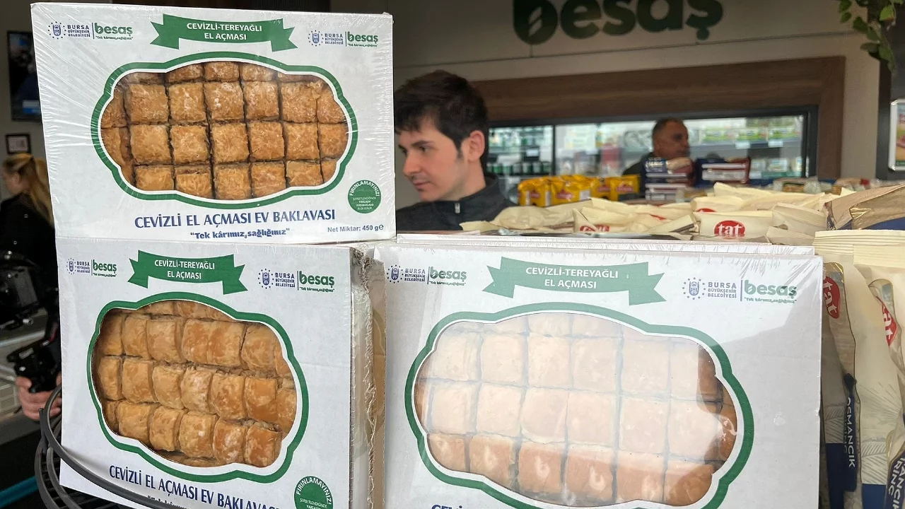 BESAŞ'tan uygun fiyata bayramlık cevizli baklava